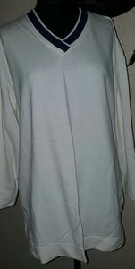 Catalina Vintage White Cotton Sweatshirt